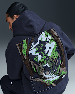 【NIKE】◆Solo Swoosh Pullover Hoodie◆DX1356-010◆ Nike Solo Swoosh Fleece Pullover Hoodie (Black/White) – Centre
